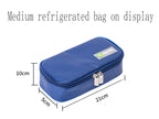 Caja enfriadora de insulina mega, bolsa de tamaño mediano, Estuche De Viaje de insulina para diabéticos con aislamiento portátil, bolsa de hielo de papel de aluminio de tela de nailon
