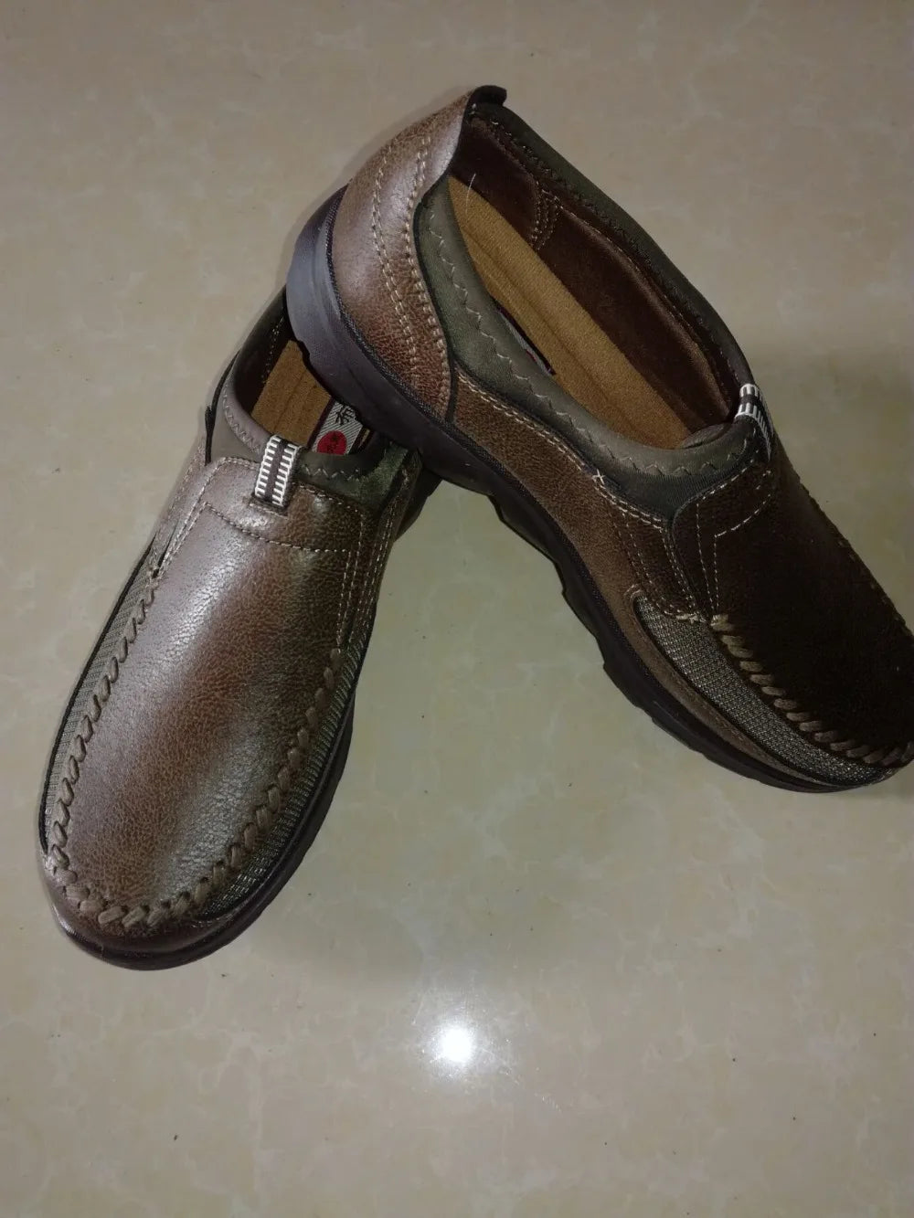Mocasines Hombre Retro 2021 ∣ Casuales Planos ∣ Hechos a Mano Cómodos