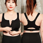 Top Deportivo para Mujer S-5XL | Cremallera Frontal y Push-up | Gimnasio y Yoga | Tico trendy