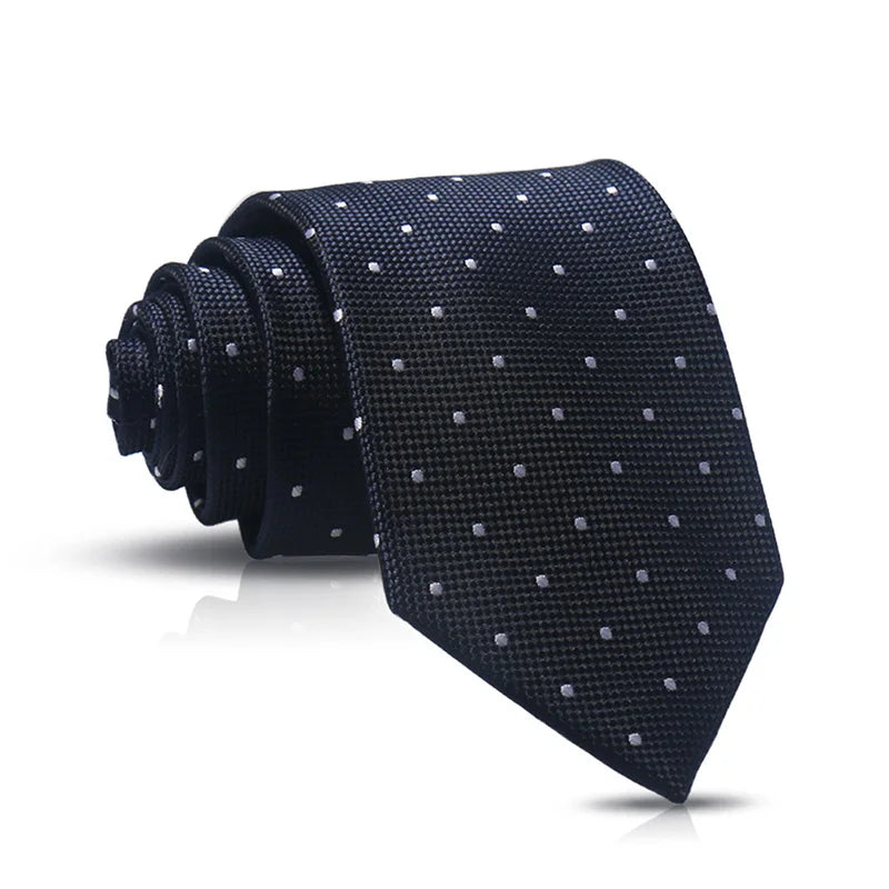 Corbata De Lunares Para Negocios Moda Casual Con Estilo Tico