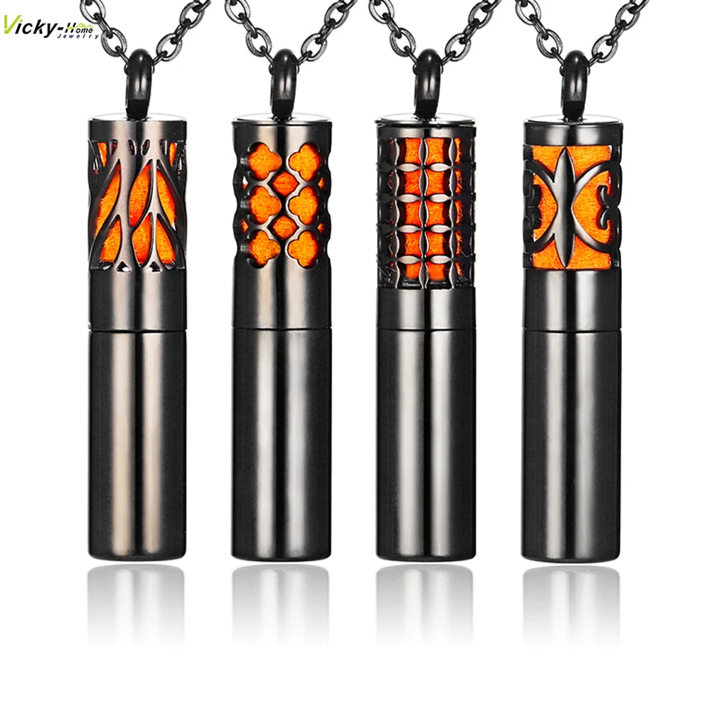 Collar Difusor de Aceites Esenciales en Frasco Ahuecado