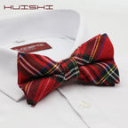 Pajarita De Cuadros Casual Elegante Accesorio Moda Tico