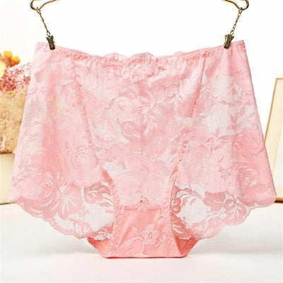Bragas de Encaje Colores Dulces | Talla Grande 7XL