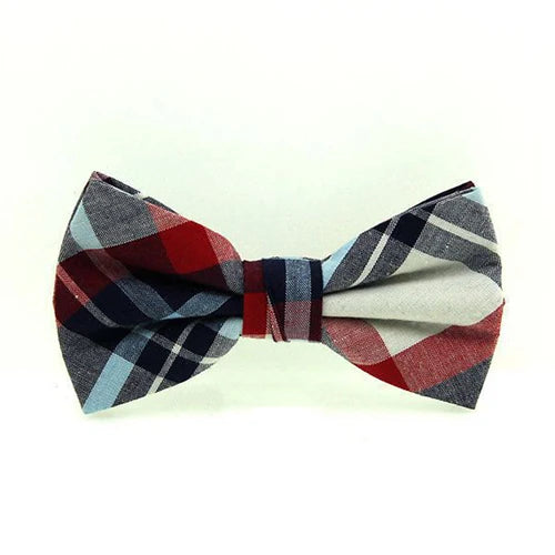 Pajarita De Cuadros Casual Elegante Accesorio Moda Tico