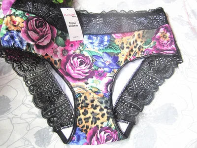 Braguitas de Encaje Floral | Talla Grande 6XL