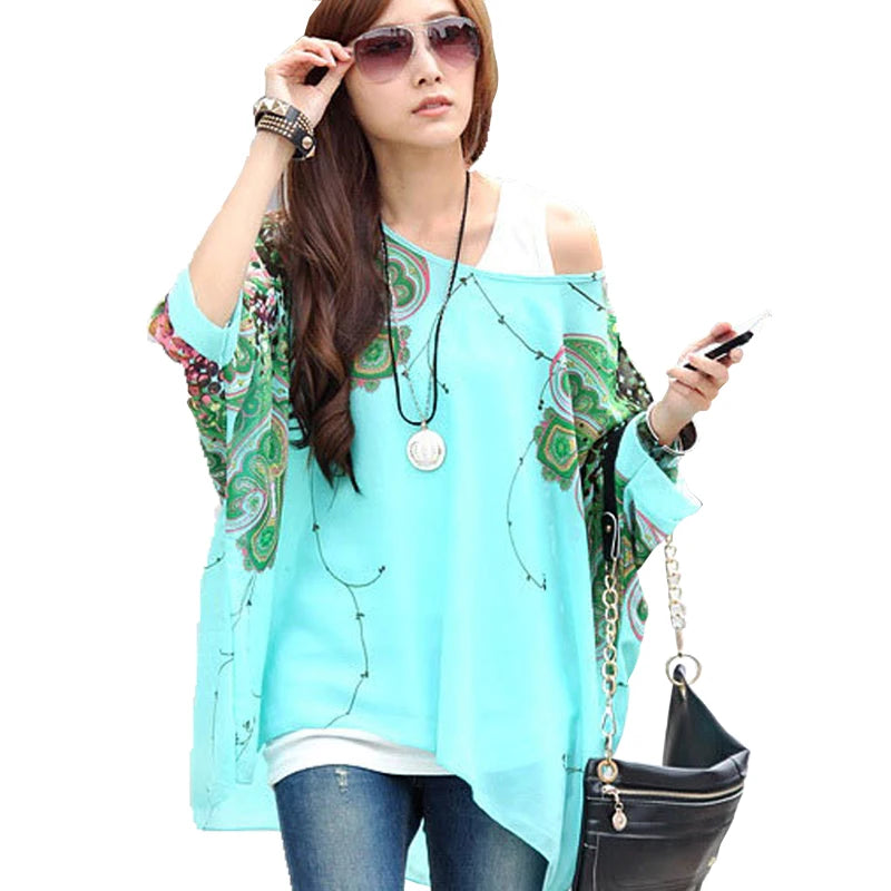 Vestido Bohemio Floral de Gasa | Talla Grande