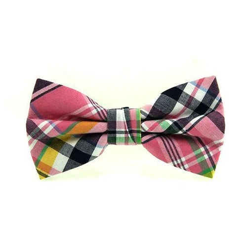 Pajarita De Cuadros Casual Elegante Accesorio Moda Tico