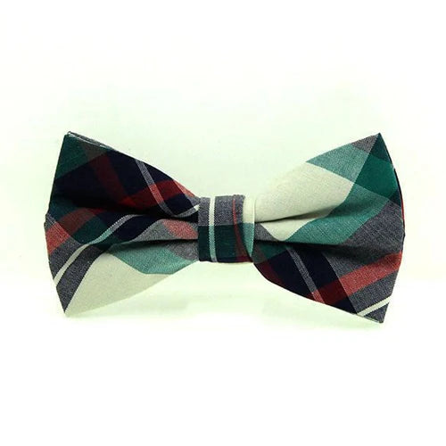 Pajarita De Cuadros Casual Elegante Accesorio Moda Tico
