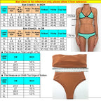 Bikini Brasileño Push Up Sexy - Traje de Baño de Verano