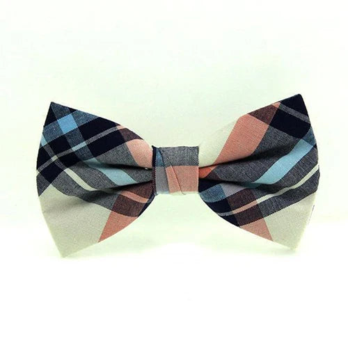 Pajarita De Cuadros Casual Elegante Accesorio Moda Tico