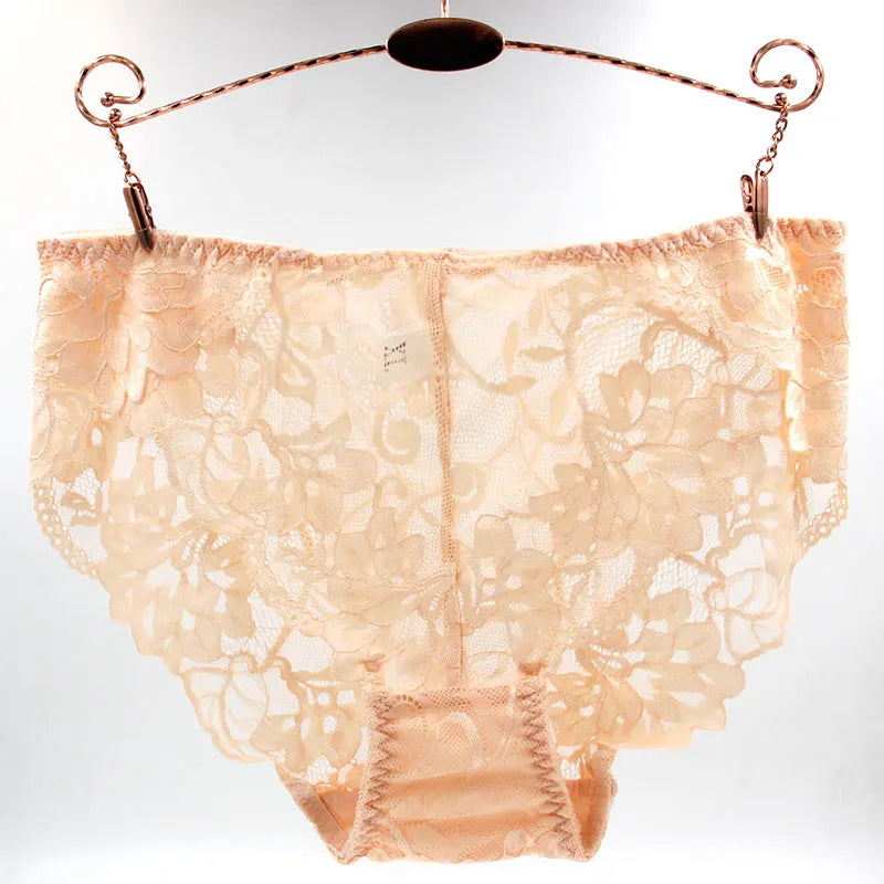 Bragas Transparentes de Encaje | Talla Grande 4XL