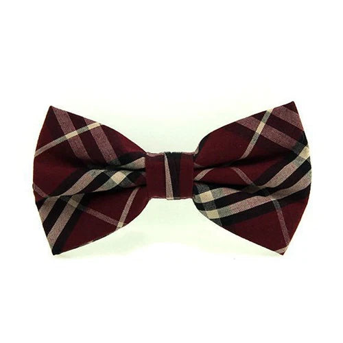 Pajarita De Cuadros Casual Elegante Accesorio Moda Tico