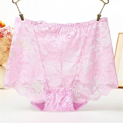 Bragas de Encaje Colores Dulces | Talla Grande 7XL