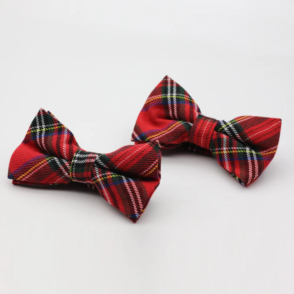 Pajarita De Cuadros Casual Elegante Accesorio Moda Tico