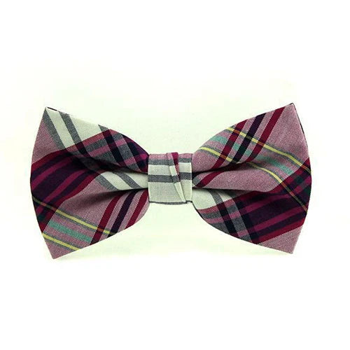 Pajarita De Cuadros Casual Elegante Accesorio Moda Tico