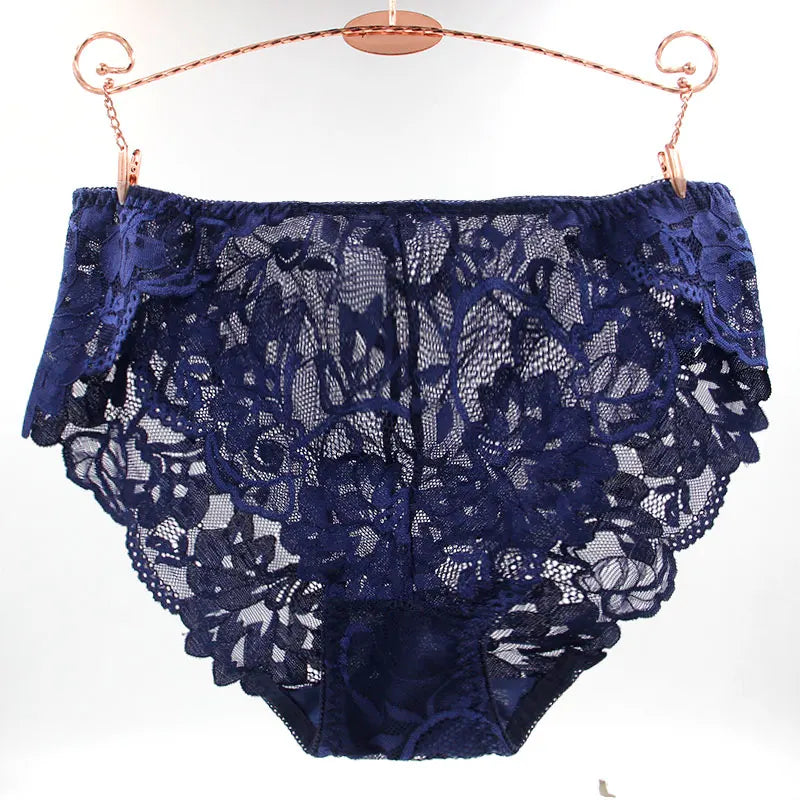 Bragas Transparentes de Encaje | Talla Grande 4XL