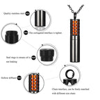 Collar Difusor de Aceites Esenciales en Frasco Ahuecado