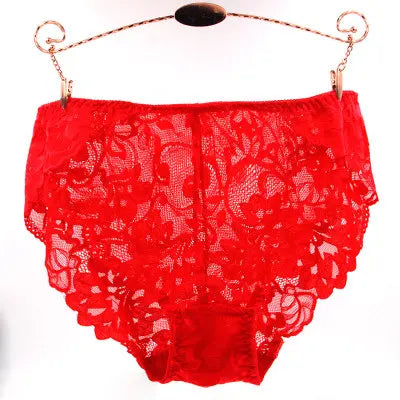 Bragas Transparentes de Encaje | Talla Grande 4XL