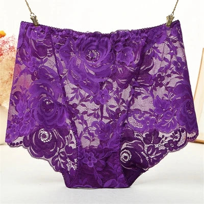 Bragas de Encaje Colores Dulces | Talla Grande 7XL