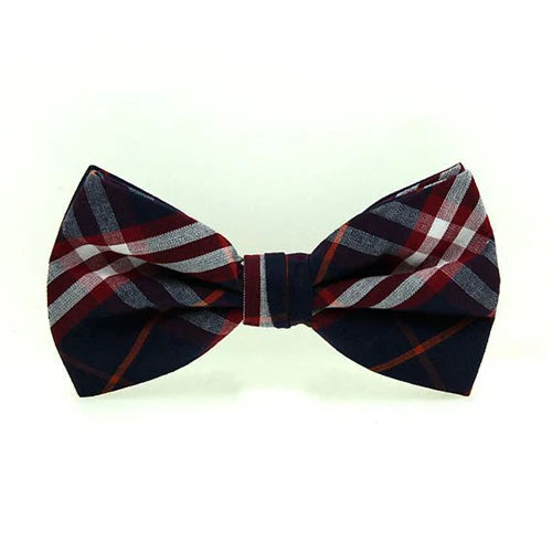 Pajarita De Cuadros Casual Elegante Accesorio Moda Tico