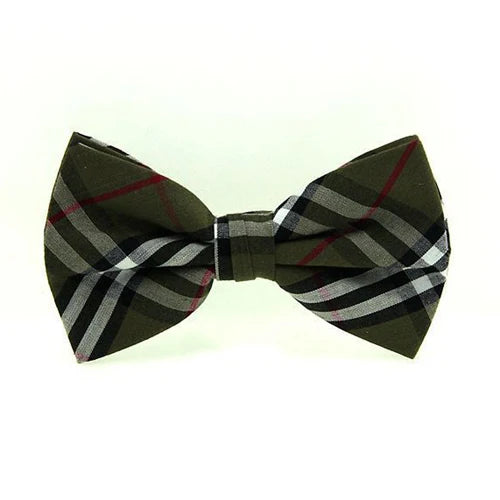 Pajarita De Cuadros Casual Elegante Accesorio Moda Tico