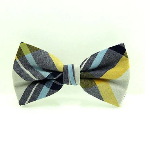 Pajarita De Cuadros Casual Elegante Accesorio Moda Tico