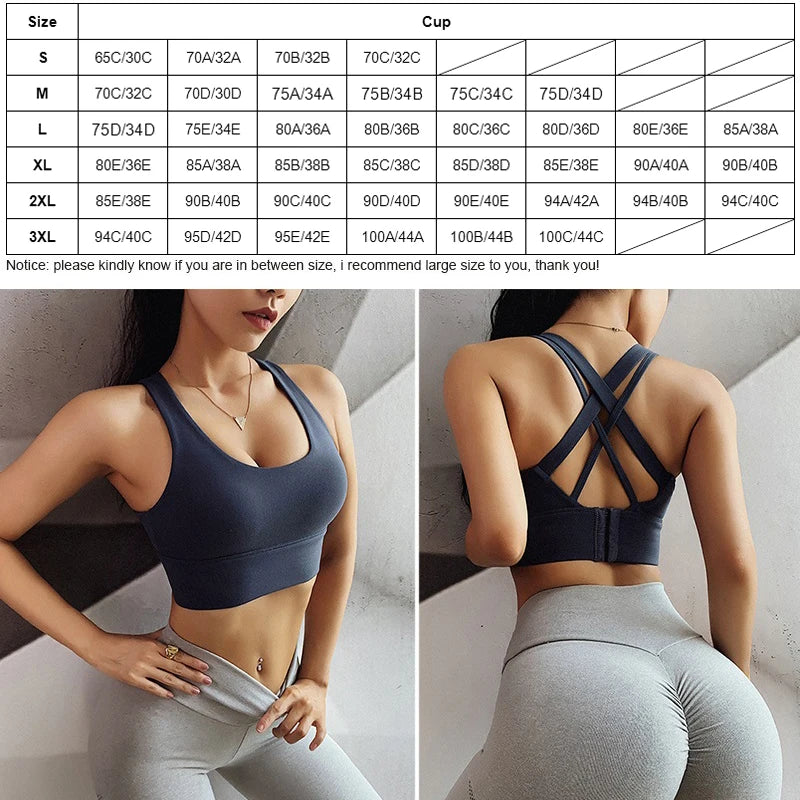 Sujetador Deportivo para Mujer | S-XXXL y Secado Rápido | Realce y Soporte | Tico Trendy
