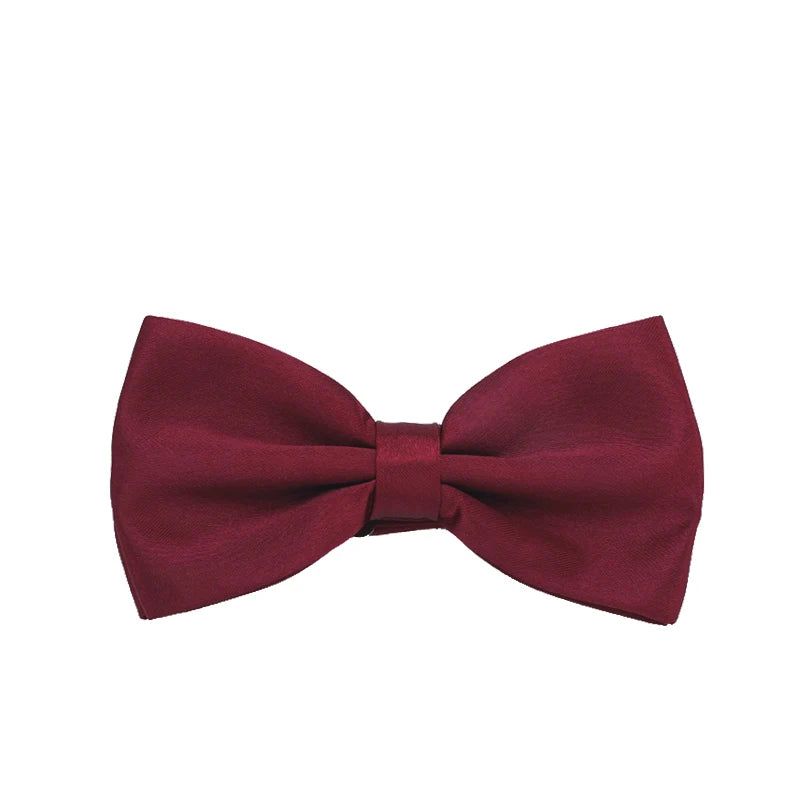 Pajarita ajustada para hombre, pajarita clásica de color negro y dorado, color rojo, verde, rosa, azul y blanco