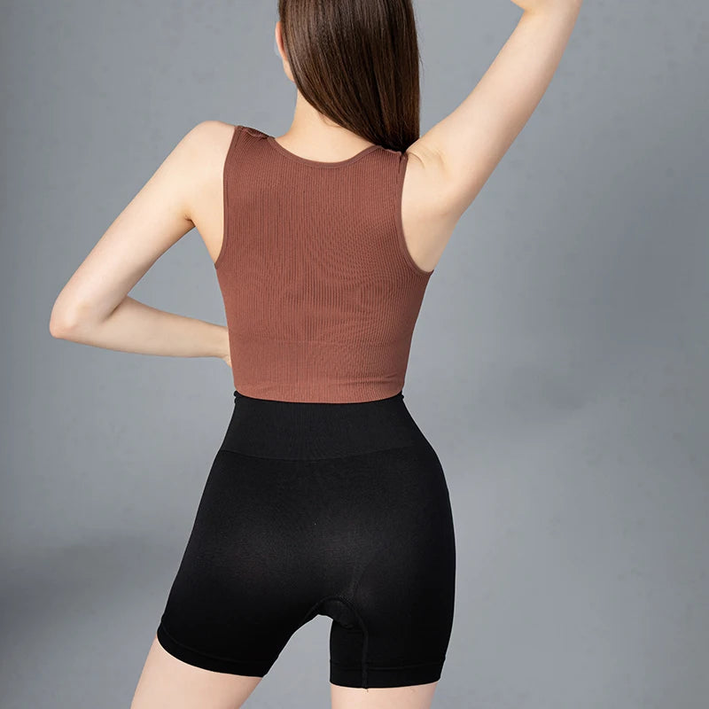 Top Corto Verano | Cuello V | Canesú Acanalado | Ticotrendy
