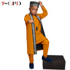 Traje Bazin Riche 4 Piezas Niño | Chaleco y Gorro | Tallas XS-XXL | Tico Trendy
