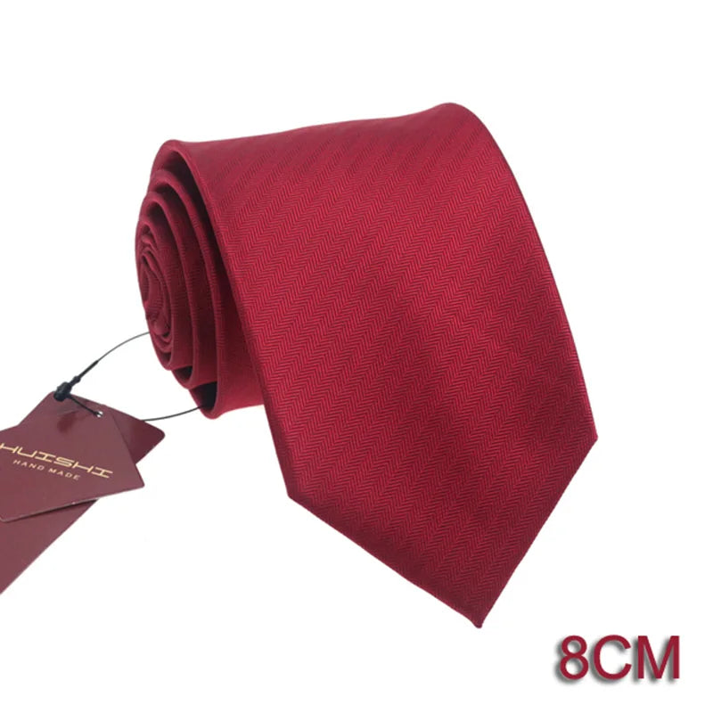 Corbata Jacquard Azul Oscuro Para Hombres Negocios Estilo Tico Elegante