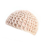 Nueva redecilla de punto suave para el cabello, gorro de redecilla de punto de rayón, gorro para el cuidado del cabello, cubierta nocturna para dormir de ganchillo, turbantes, accesorios de herramientas de estilismo