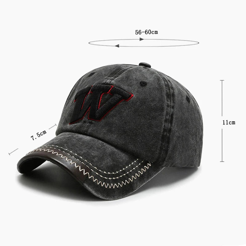 Gorra Estilo Vintage con Visera Curva para Viajes y Deporte Tica