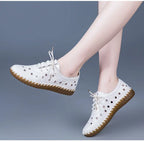 Zapatos Oxford de Diseñador | Cuero Partido | Transpirables | Cordones | Novedad