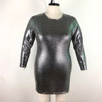 Vestidos de fiesta para mujer, talla grande 5XL, minivestido ajustado con Espalda descubierta, traje de cumpleaños para Club nocturno, venta al por mayor, envío directo, 2021