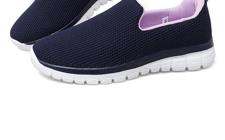 Zapatillas Deportivas Sin Cordones | Ligeras y Cómodas | Talla Grande | Verano