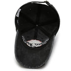 Gorra Vintage con Visera Curvada Bordada para Actividades al Aire Libre