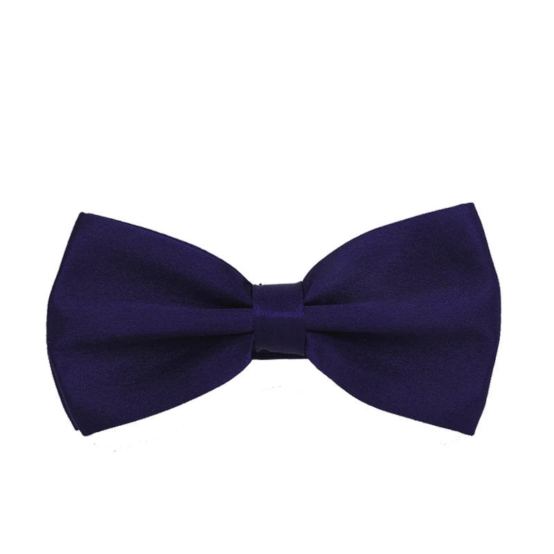 Pajarita ajustada para hombre, pajarita clásica de color negro y dorado, color rojo, verde, rosa, azul y blanco