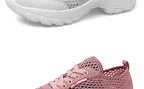 Zapatillas de Malla Hueca con Cordones | Plataforma EVA | Ligeras y Transpirables | Verano
