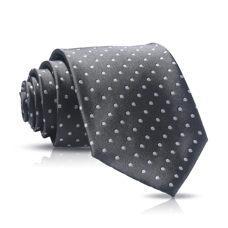Corbata De Lunares Para Negocios Moda Casual Con Estilo Tico