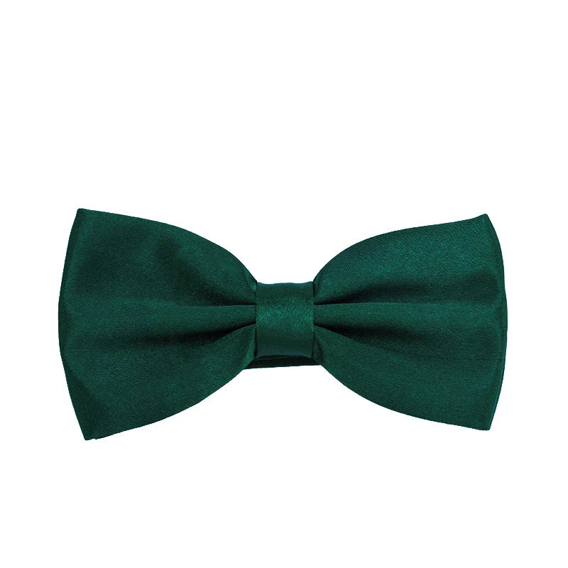 Pajarita ajustada para hombre, pajarita clásica de color negro y dorado, color rojo, verde, rosa, azul y blanco