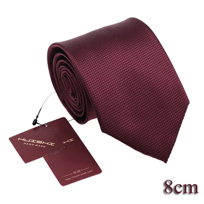 Corbata Jacquard Azul Oscuro Para Hombres Negocios Estilo Tico Elegante