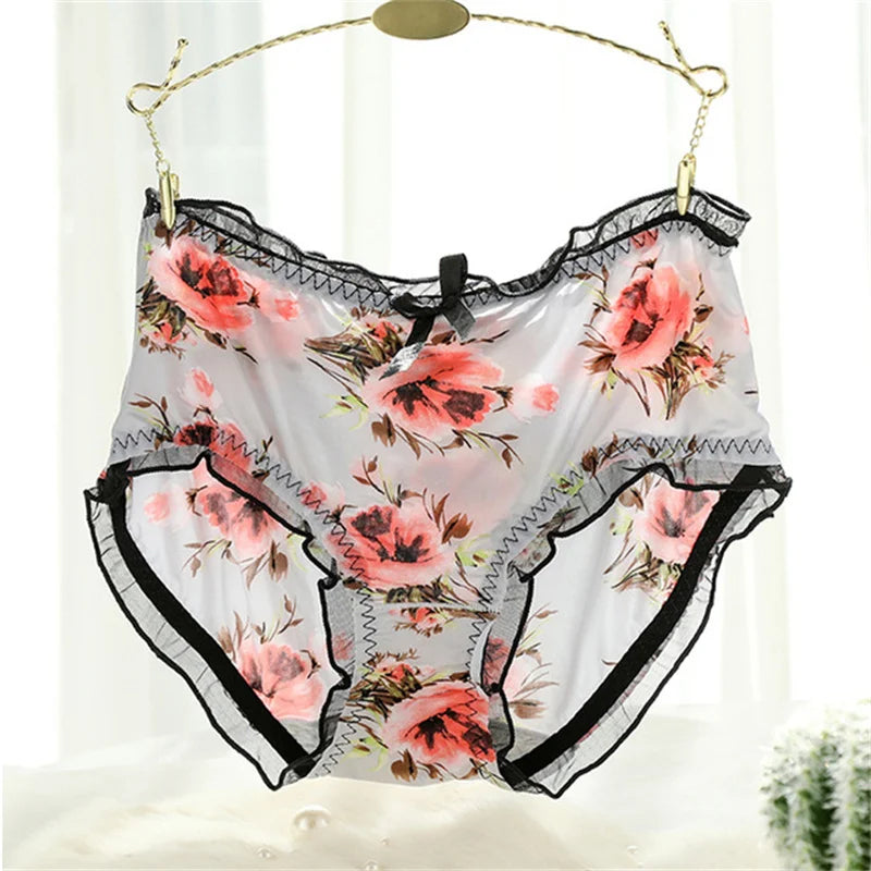 Bragas con Volantes y Lazo Floral | Talla Grande