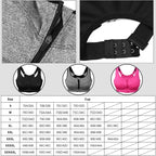 Top Deportivo para Mujer S-5XL | Cremallera Frontal y Push-up | Gimnasio y Yoga | Tico trendy
