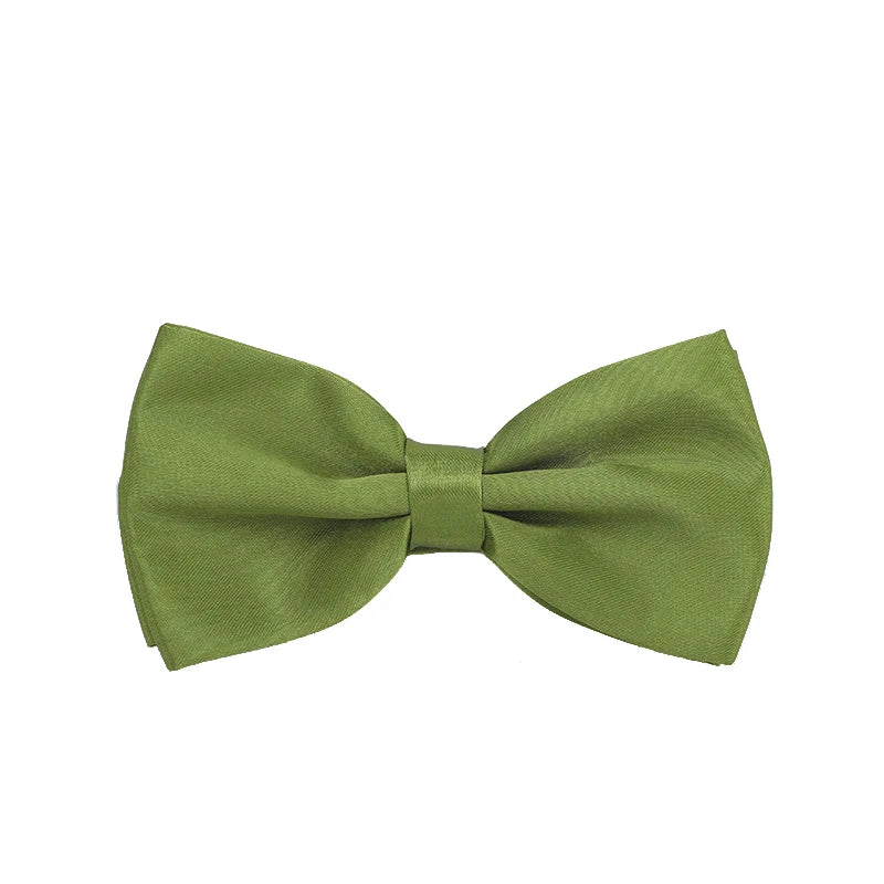Pajarita ajustada para hombre, pajarita clásica de color negro y dorado, color rojo, verde, rosa, azul y blanco