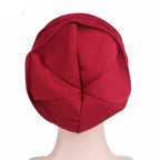 Gorro respirable para mujer, turbante Hijabs para mujer, gorro de tela elástica para la cabeza, gorro suave con volantes para quimio contra el cáncer, bufanda musulmana, venta al por mayor