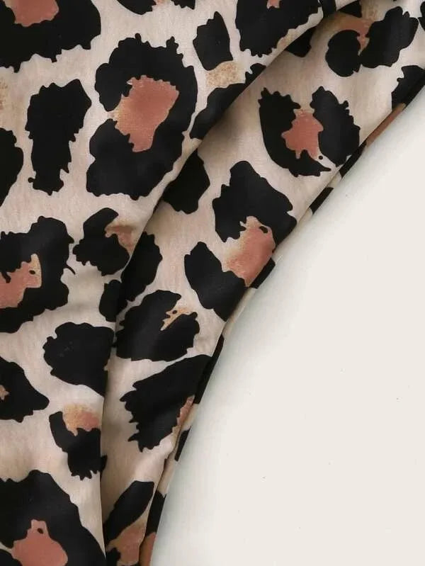 Bikini de Leopardo Push Up Brasileño - Traje Sexy y Moda 2025