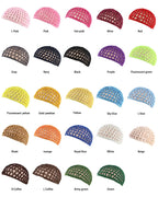Nueva redecilla de punto suave para el cabello, gorro de redecilla de punto de rayón, gorro para el cuidado del cabello, cubierta nocturna para dormir de ganchillo, turbantes, accesorios de herramientas de estilismo