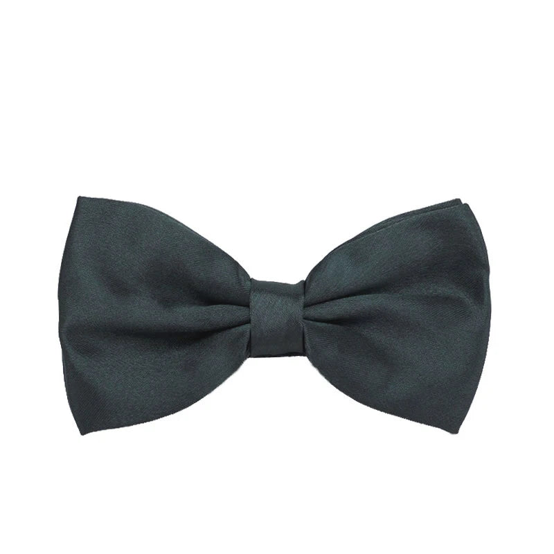 Pajarita ajustada para hombre, pajarita clásica de color negro y dorado, color rojo, verde, rosa, azul y blanco