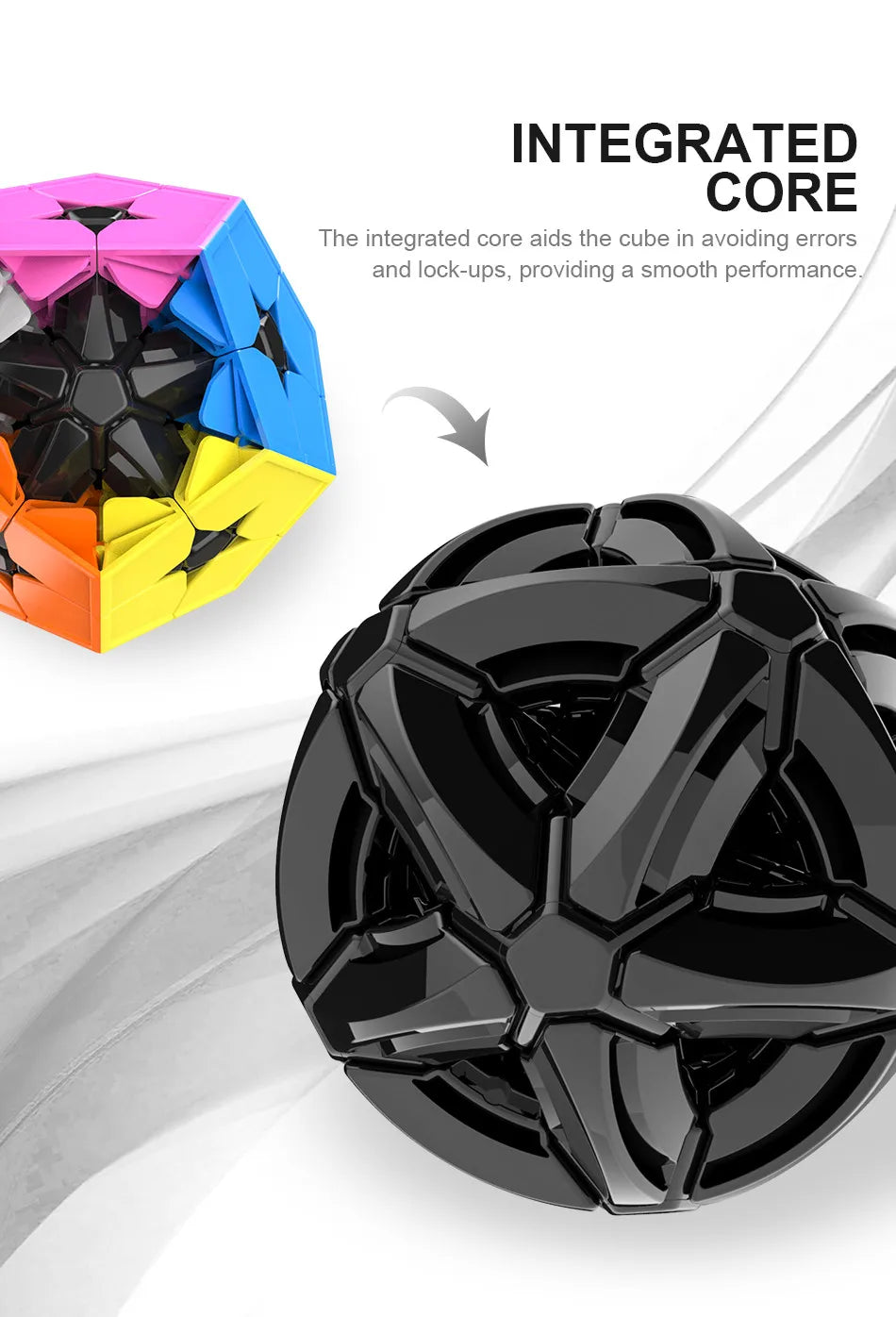 Moyu MoFang JiaoShi Meilong 2x2 Megaminx stickerless Magic Cube Kilominx dodecaedro 2x2 Color Kibiminx Speed Cube